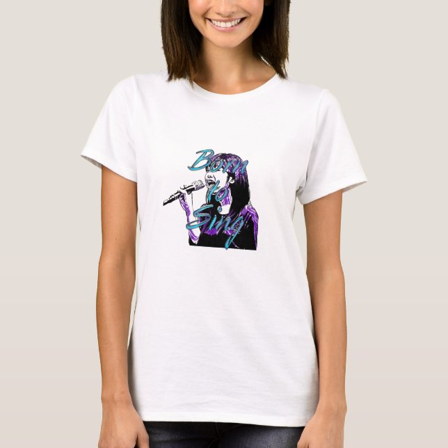 Camiseta TEE Nascido para Cantar (Frente)