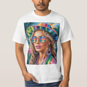 Camiseta Tee - Neon - Retro Cyberpunk - Tee - Retron - Y2K 