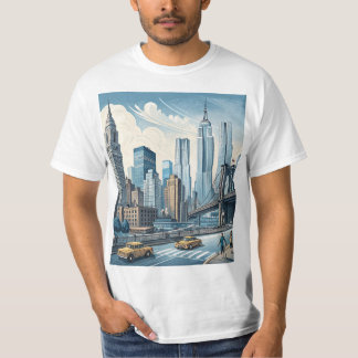 Camiseta Tee New York Cityscape