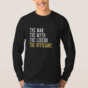 Camiseta Tee Oficiente De Casamento Engraçado Para Homens O