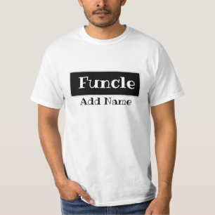 Camiseta Tee Personalizado do Funcle (em cores claras)