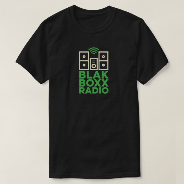 Camiseta Tee Preto BLaKBoXXRadio (Frente do Design)