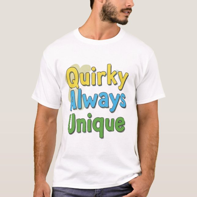 Camiseta Tee Quirky Sempre Único (Frente)