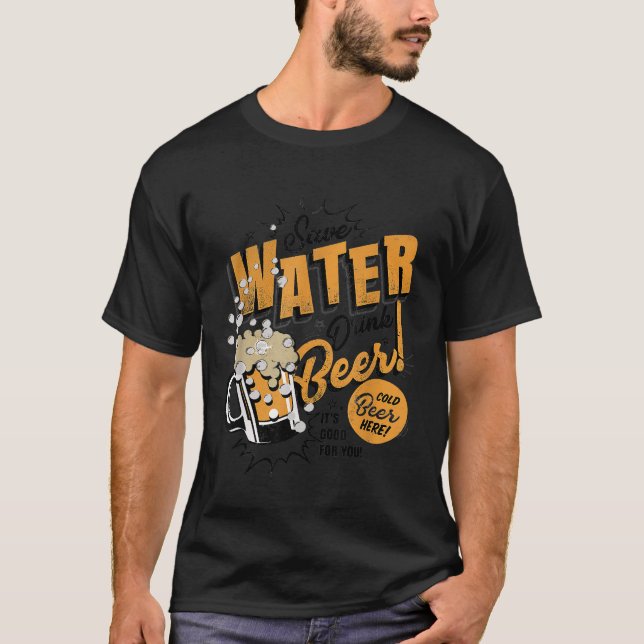 Camiseta Tee Save Warter Beers Frio Nightclub Barten (Frente)