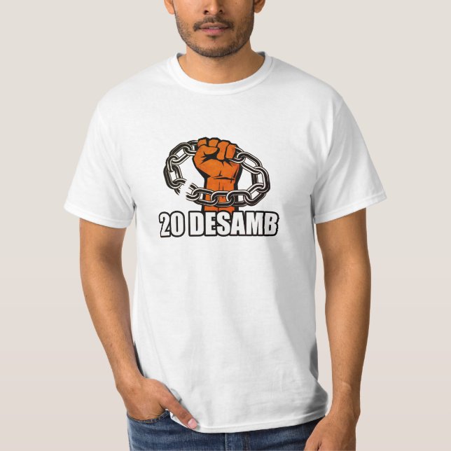 Camiseta Tee shirt 20 desamb La Reunion (Frente)
