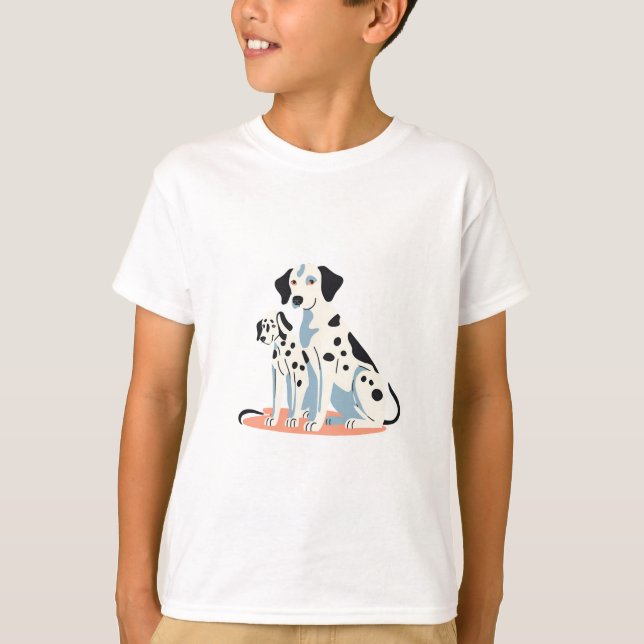 Camiseta tee shirt enfant dalmatien (Frente)