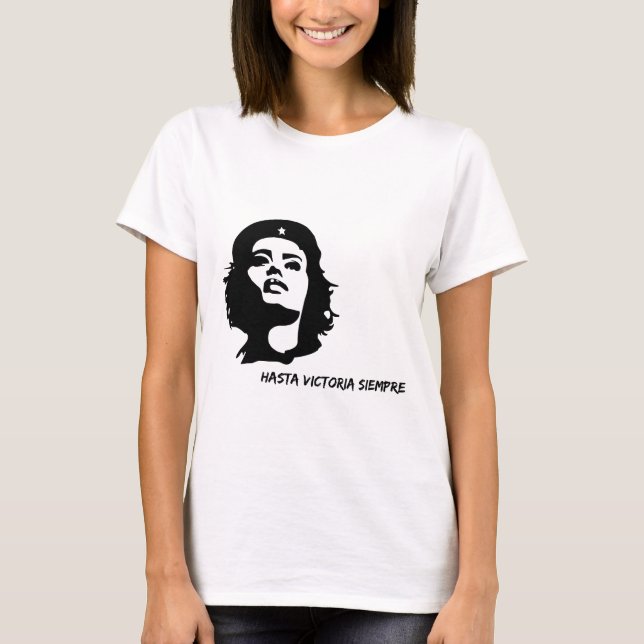 Camiseta Tee Shirt Femme Cuba Che Guevara révolution (Frente)