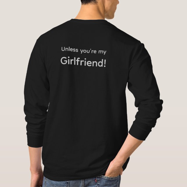 Camiseta Tee shirt Girlfriend/Boyfriend (Verso)