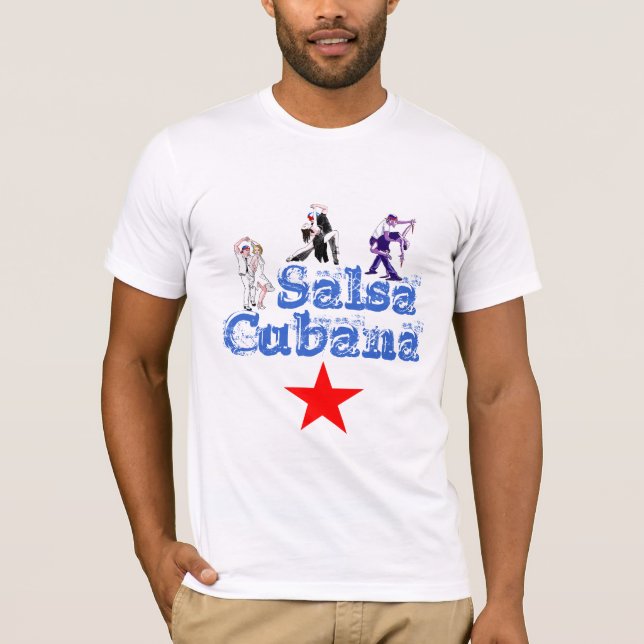 Camiseta Tee-shirt salsa Cubana (Frente)