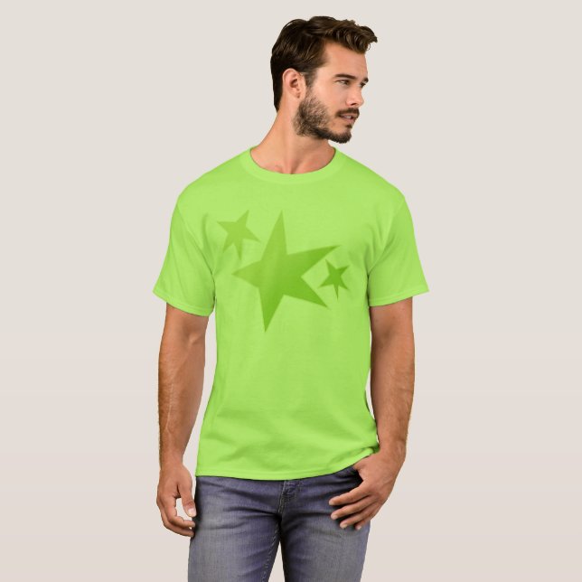 Camiseta Tee shirts with 3 stars (Frente Completa)