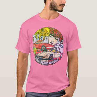 Camiseta Tee-shit "Elan & +2" Pop, Vintage - Pink