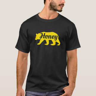 Camiseta Tee Silhouette Engraçado do Bear