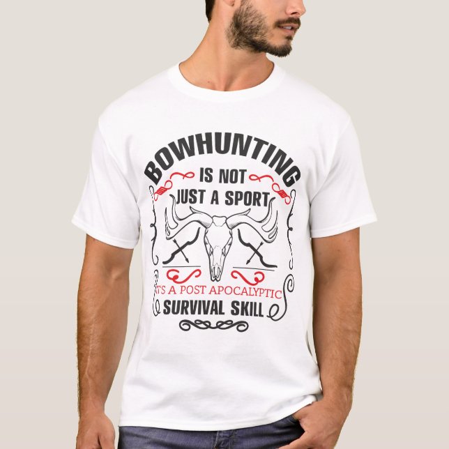 Camiseta Tee Survivalista Bowhuning (Frente)