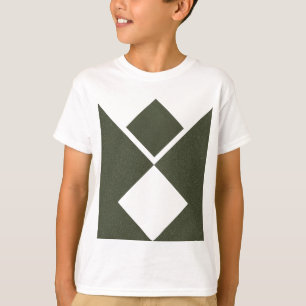 Camiseta Tee Verde Duo Geométrico - Camisa-T