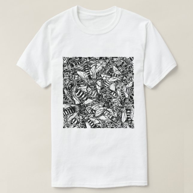 Camiseta Teeming Beeing (Frente do Design)