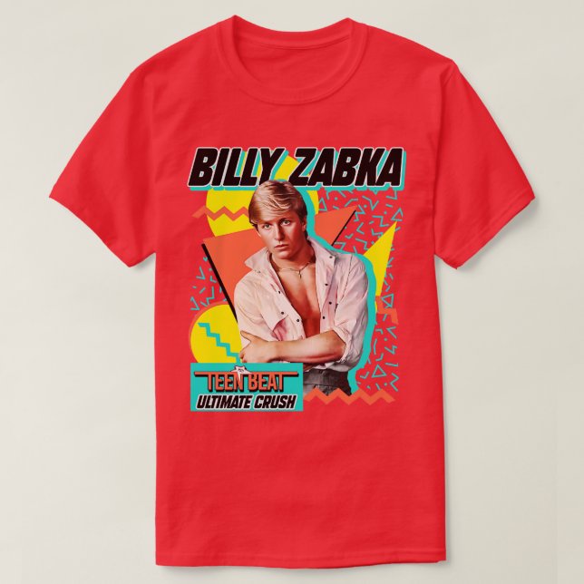Camiseta TEEN BEAT Ultimate Crush Billy Zabka (Frente do Design)
