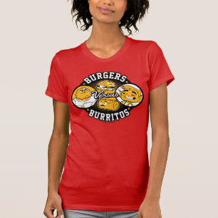 Camiseta Teen Titans Go! Burgers Versus Burritos