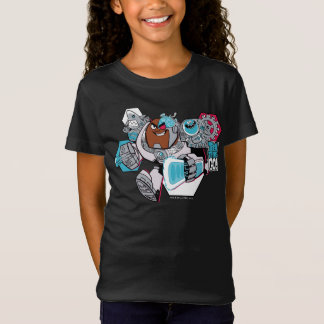 Camiseta Teen Titans Go! | Gráfico Arsenal de Cyborg