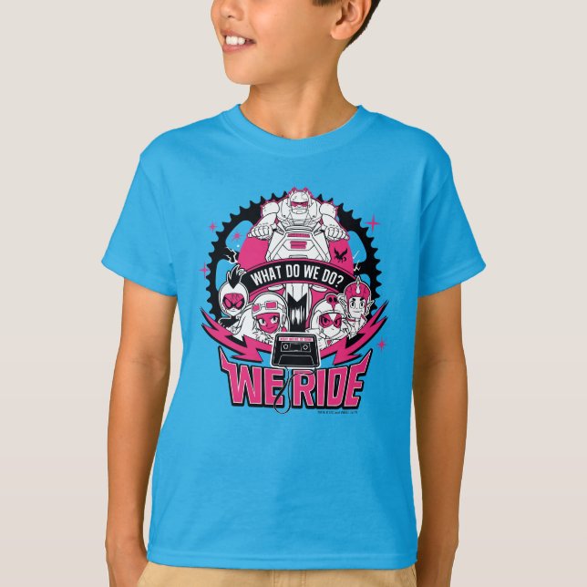 Camiseta Teen Titans Go! | Gráfico de Moto Retroativo "Nós  (Frente)