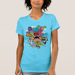 Camiseta Teen Titans Go! Gráfico de Seta de Equipe