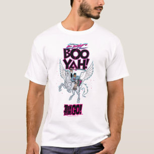 Camiseta Teen Titans Go! Guerreiro Cyborg Riding Pegasus