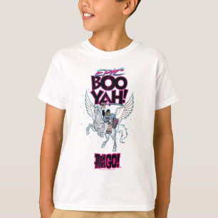 Camiseta Teen Titans Go! Guerreiro Cyborg Riding Pegasus