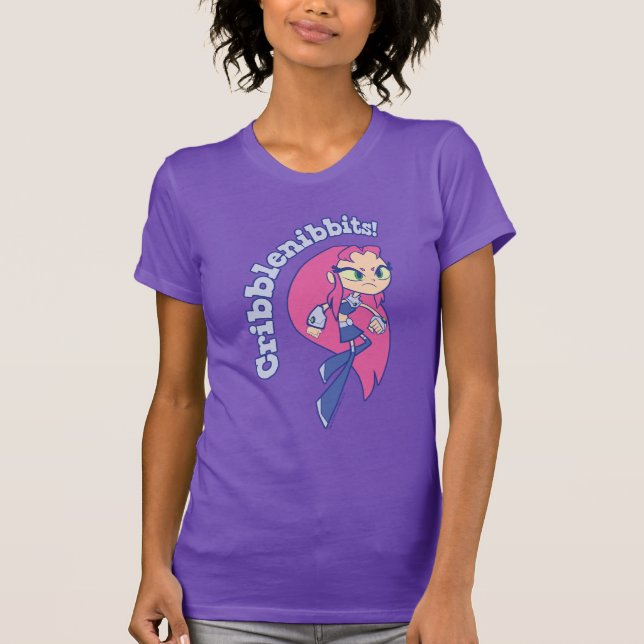 Camiseta Teen Titans Go! | Incêndio "Cribblenibbits!" (Frente)