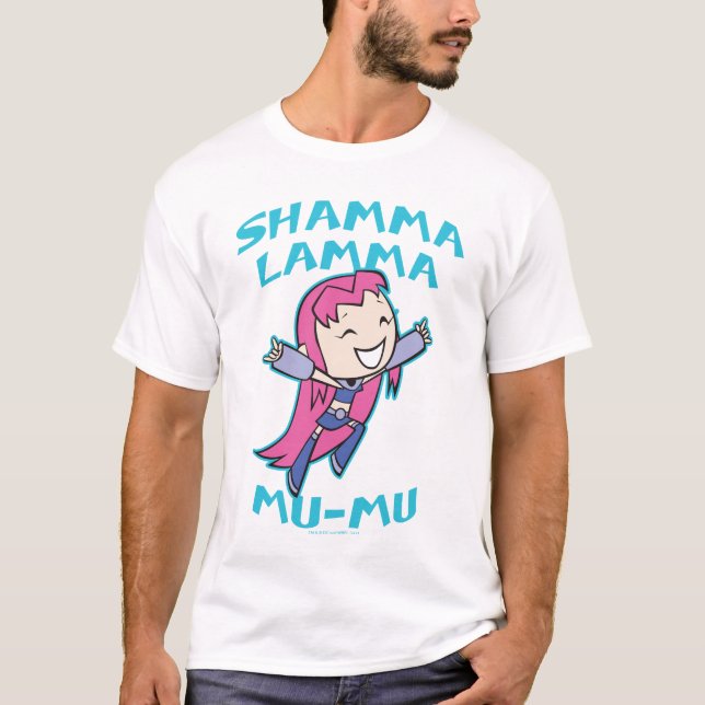 Camiseta Teen Titans Go! | Incêndio "Shamma Lamma Mu-Mu" (Frente)