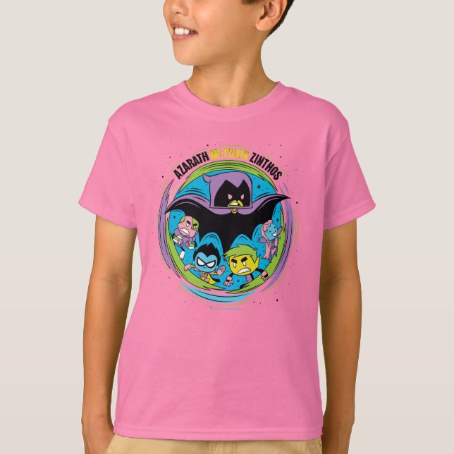 Camiseta Teen Titans Go! | Raven "Azarath Metrion Zinthos" (Frente)
