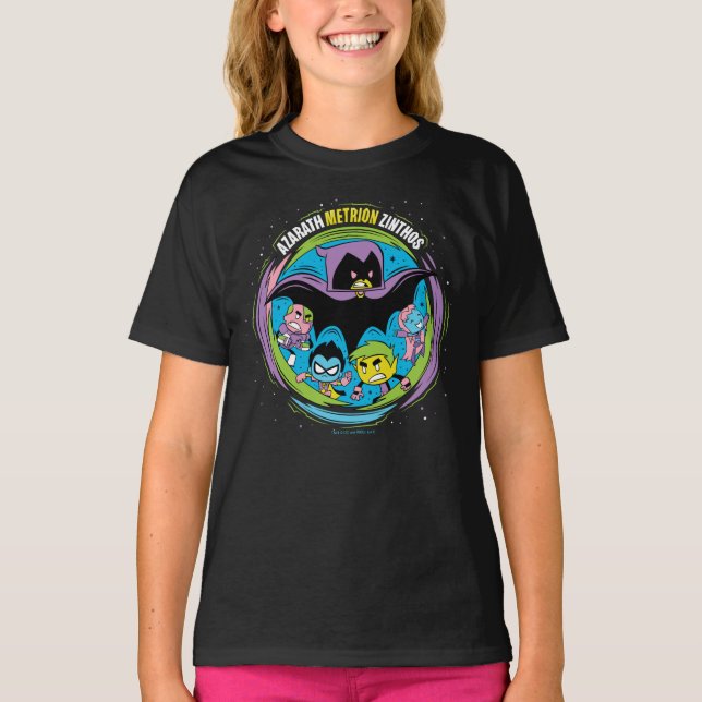 Camiseta Teen Titans Go! | Raven "Azarath Metrion Zinthos" (Frente)