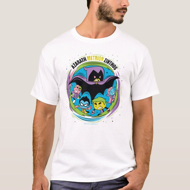 Camiseta Teen Titans Go! | Raven "Azarath Metrion Zinthos" (Frente)
