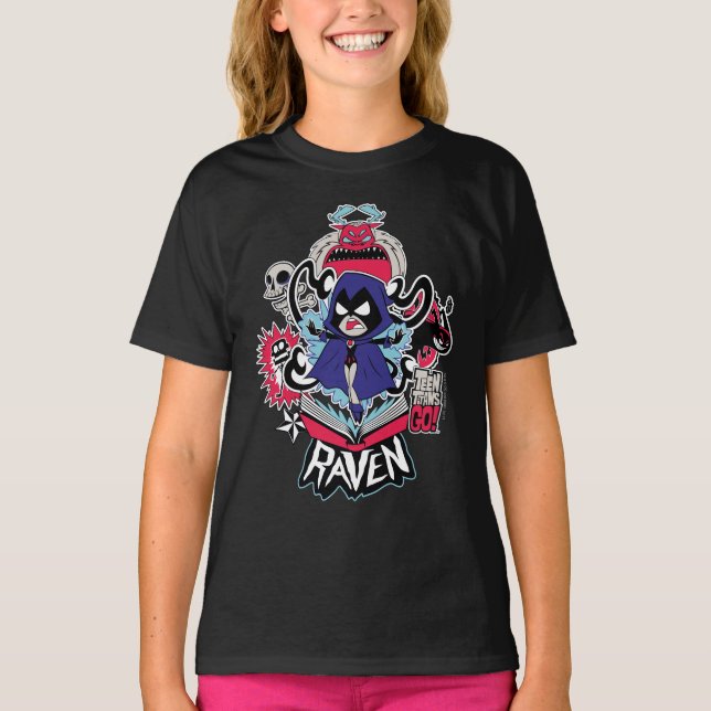 Camiseta Teen Titans Go! | Raven Demonic Powers Graphic (Frente)
