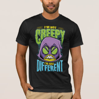 Camiseta Teen Titans Go! | Raven "Não assustador sou difere