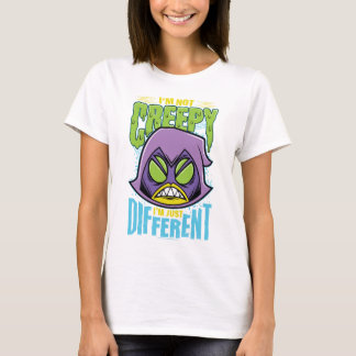 Camiseta Teen Titans Go! | Raven "Não assustador sou difere