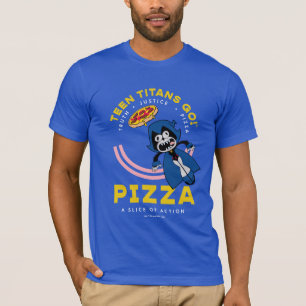 Camiseta Teen Titans Go! Raven "Truth Justice Pizza"