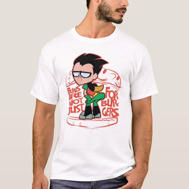 Camiseta Teen Titans Go! | Robin Booty Scooty Buns (Frente)