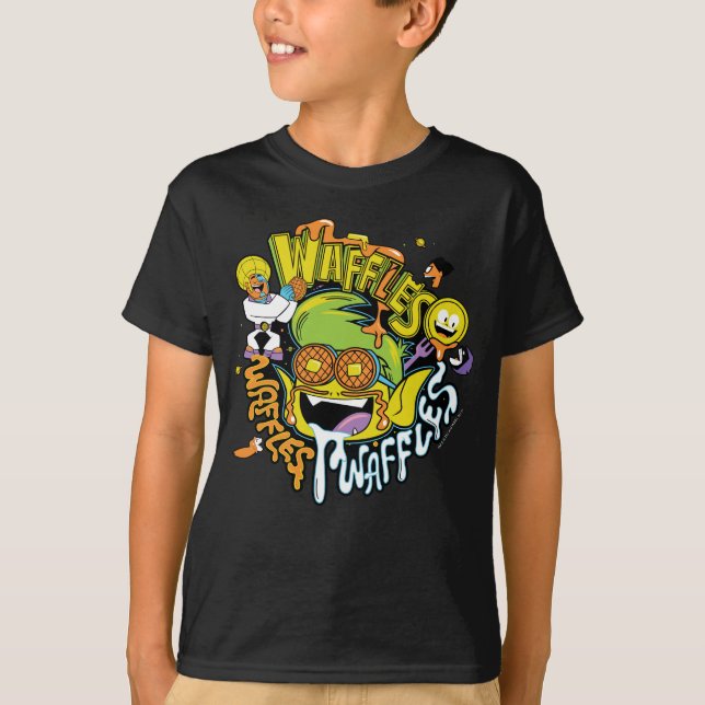 Camiseta Teen Titans Go! | Waffles de Beast Boy (Frente)