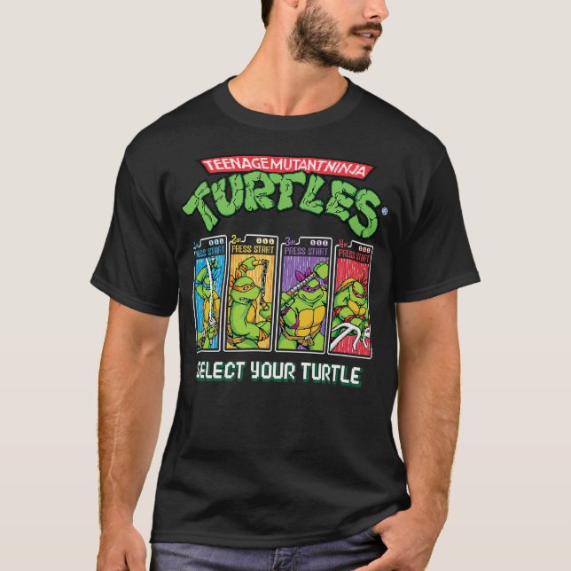 Camiseta Teenage Mutant Ninja Turtles - Select Your Turtle  (Frente)