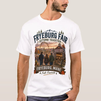 Camiseta Teenil Tradicional de Outono da Feira de 