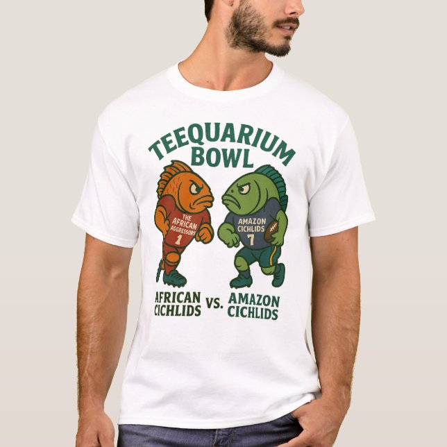 Camiseta Teequarium Bowl - Futebol Africano vs. Amazonas (Frente)