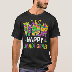 Camiseta Teeth Jester Mask Dental Hygiene Happy Mardi Gras