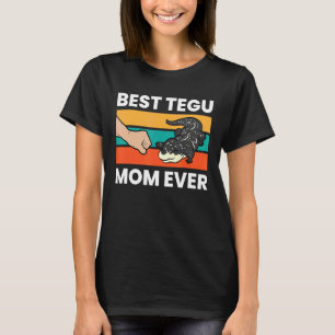 Camiseta Tegu Mama Pet Tegu Lizard Melhor Tegu Mãe Nunca