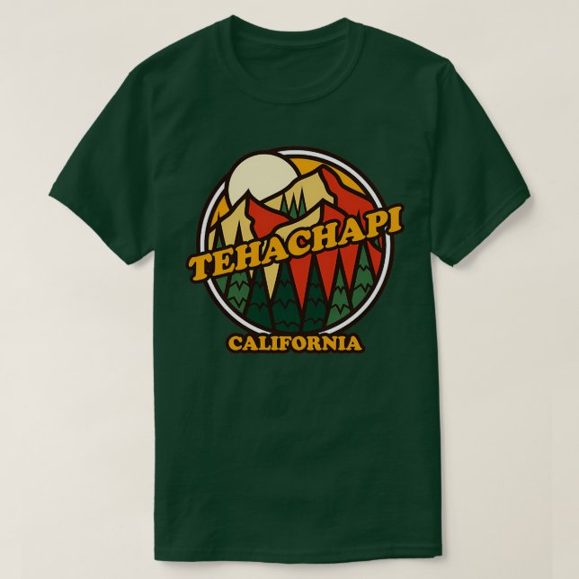 Camiseta Tehachapi California Mountain Hiking TSirt (Frente do Design)