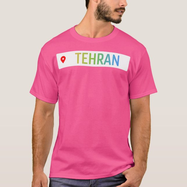 Camiseta Tehran Rainbow Irã (Frente)