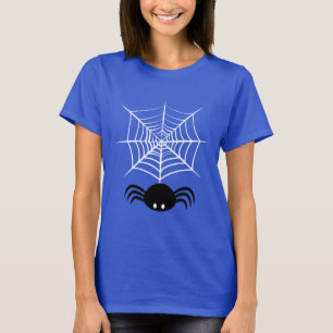 Camiseta Teia de Aranha de Halloween