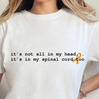 Camiseta teia guerreira da esclerose múltipla, consciência