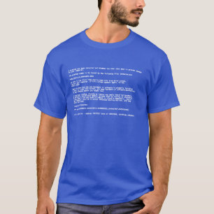 Camiseta Tela azul da morte