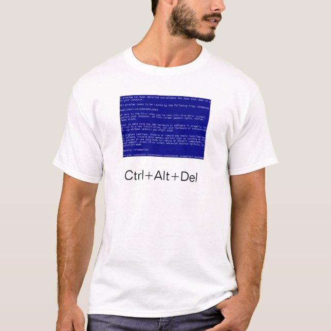 Camiseta tela azul da morte (Frente)