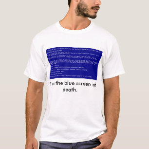 Camiseta Tela azul da morte