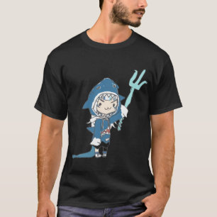 Camiseta tela de CARREGAMENTO da Gawr Gura